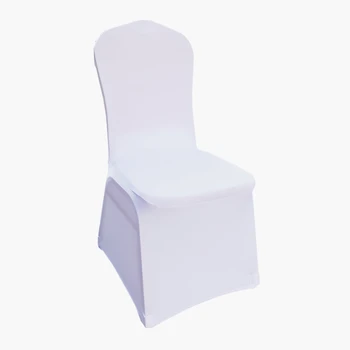 

50pcs White Universal Stretch Polyester Wedding Party Spandex Chair Covers