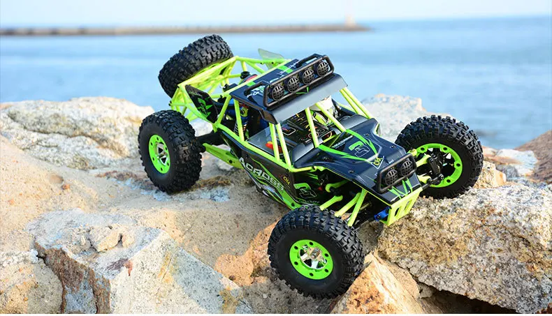 Радиоуправляемая машина WLtoys 12428 4WD 1/12 2,4 г 50 км/ч высокая скорость Monster Truck Радиоуправление RC багги внедорожный RTR обновленная версия VS A979-B