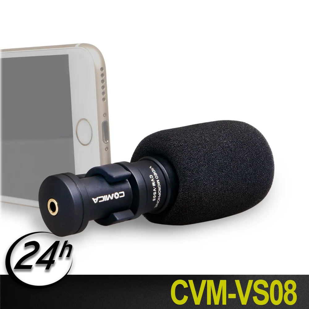 Comica CVM VS08 Phone Microphone Directional Recording Video Mic For