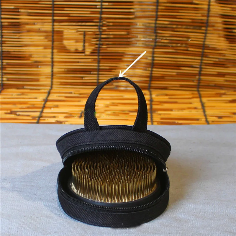 

5pcs/Set Kenzan Storage bag flower frog holder box kenzans portable bag