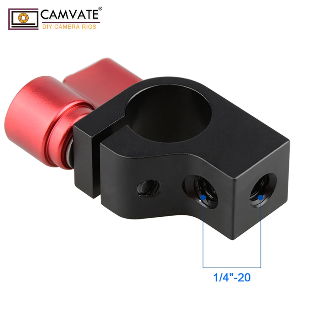 CAMVATE 15 мм стержень зажим (красный 2 Pack) C1781 камера фотография Аксессуары|Аксессуары