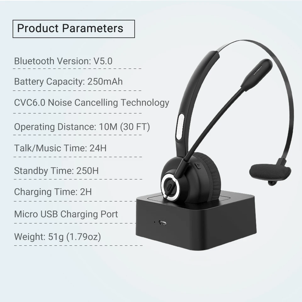 Langsdom ldac беспроводные наушники Bluetooth 5,0 наушники для ПК ноутбука Bluetooth гарнитура с микрофоном для бизнеса