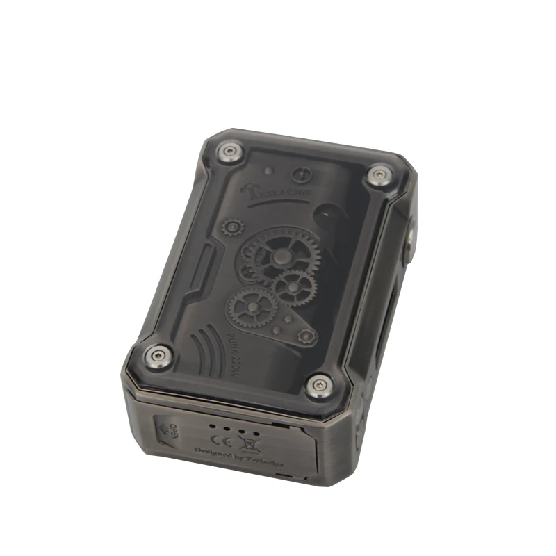 Оригинальный TESLACIGS Тесла панк 220 Вт коробка мод Vape поддержка RDA RTA RDTA Wake