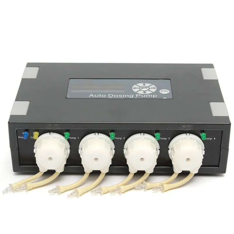 

DP-4 Auto Dosing Pump -Automatic Doser for Reef Aquarium Elements Fish Tank Accessories 100-230V 234.7 x 150x 65.5 mm