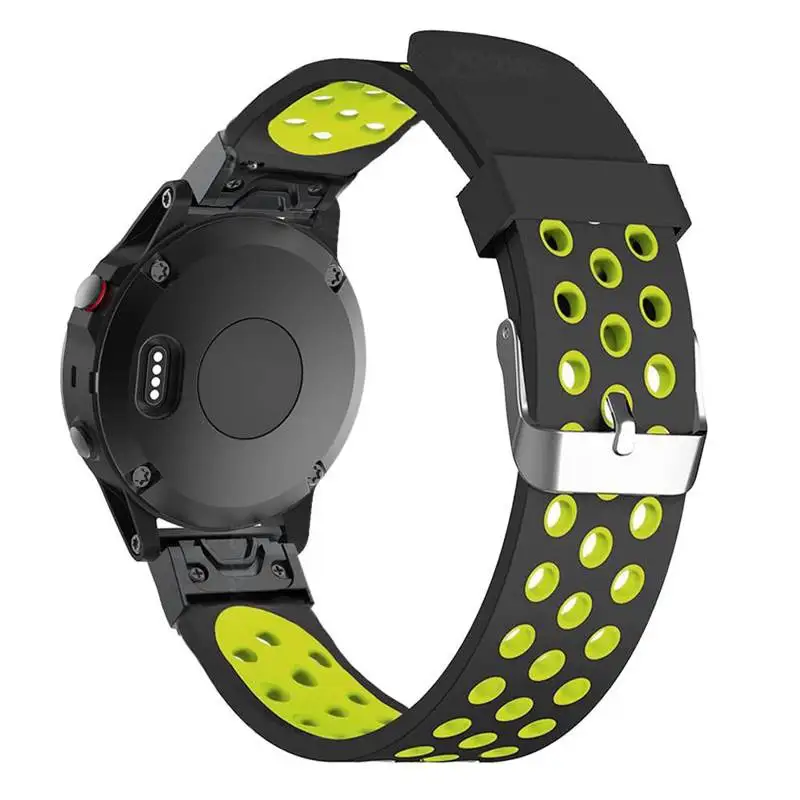 22 мм Fenix 5 Quick Fit мягкий силиконовый водонепроницаемый ремешок для часов Ремешок для Garmin Fenix 5/5 Plus/Forerunner 935/Quatix 5 Смарт-часы