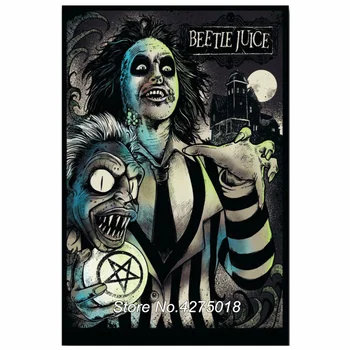 

Diy Diamond Painting Cross Stitch Set Beetlejuice Tim Burton Home Decoration Square Diamond Embroidery 5D Needlework CF915