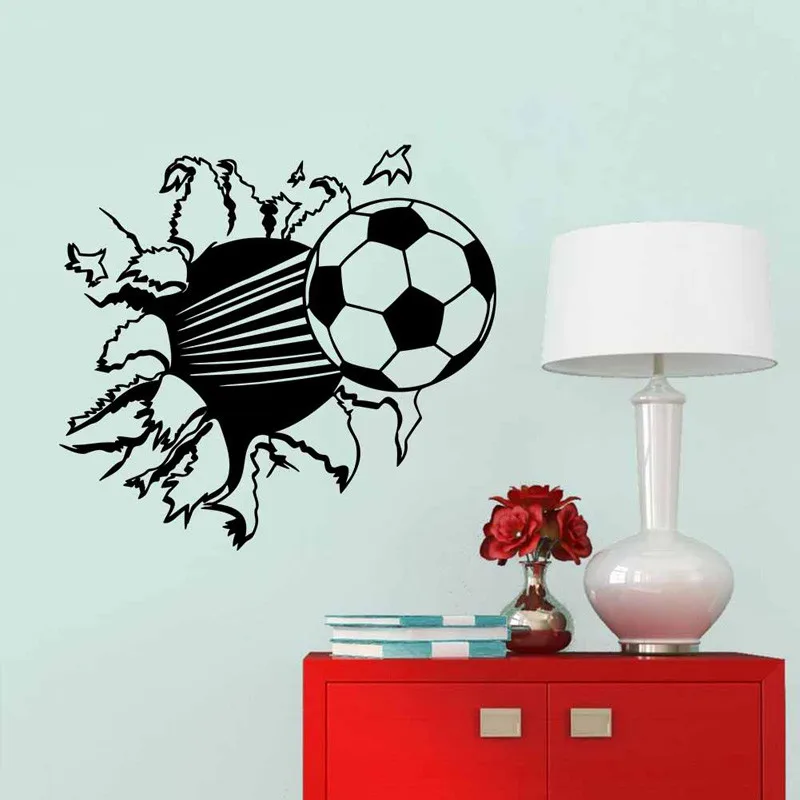 England FA Ball /& Name Wall Sticker Decal Football Vinyl Mural Art Sport Kids