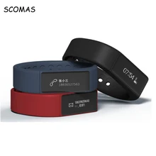 Scomas смарт-браслет Водонепроницаемый Смарт Браслет Спорт Фитнес трекер Шагомер отслеживания калорий сна Monitores Smart Band