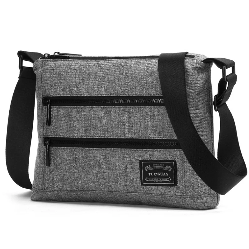 Scione الرجال بسيطة الصلبة حقائب كتف الأزياء Crossbody عارضة الأعمال حقائب قماش المدرسة الطالب السفر رسول حزمة