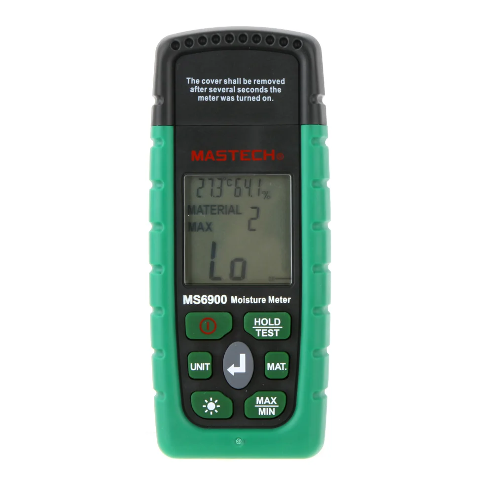 

MS6900 higrometre Mini Digital Moisture Meter Wood/ Lumber/Concrete Buildings Humidity Tester with LCD Display