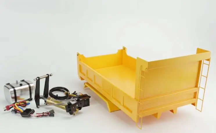 RC hydraulic Dump truck rack Bucket 6x6 FOR 1/14 SCALE TAMIYA TRACTORS RC Scania R620 R470 Knight Hauler Benz