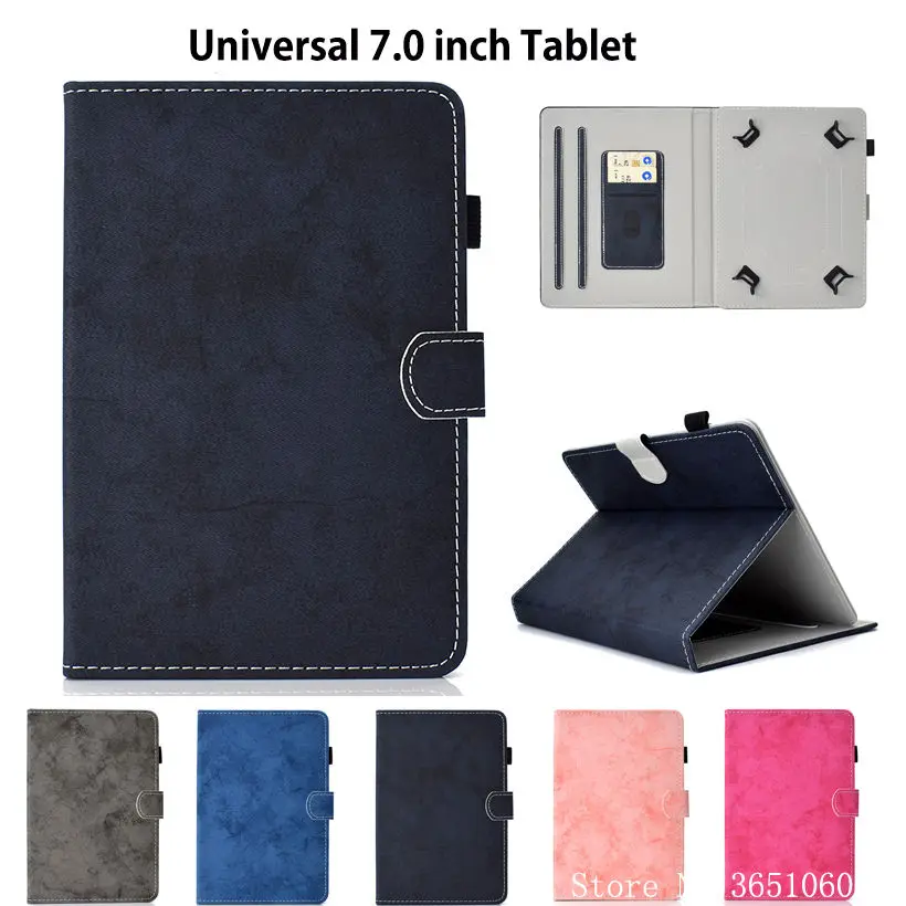 Универсальный чехол для планшета 7 0 дюйма книжка Samsung Tab A T280 Huawei T3 подставка из