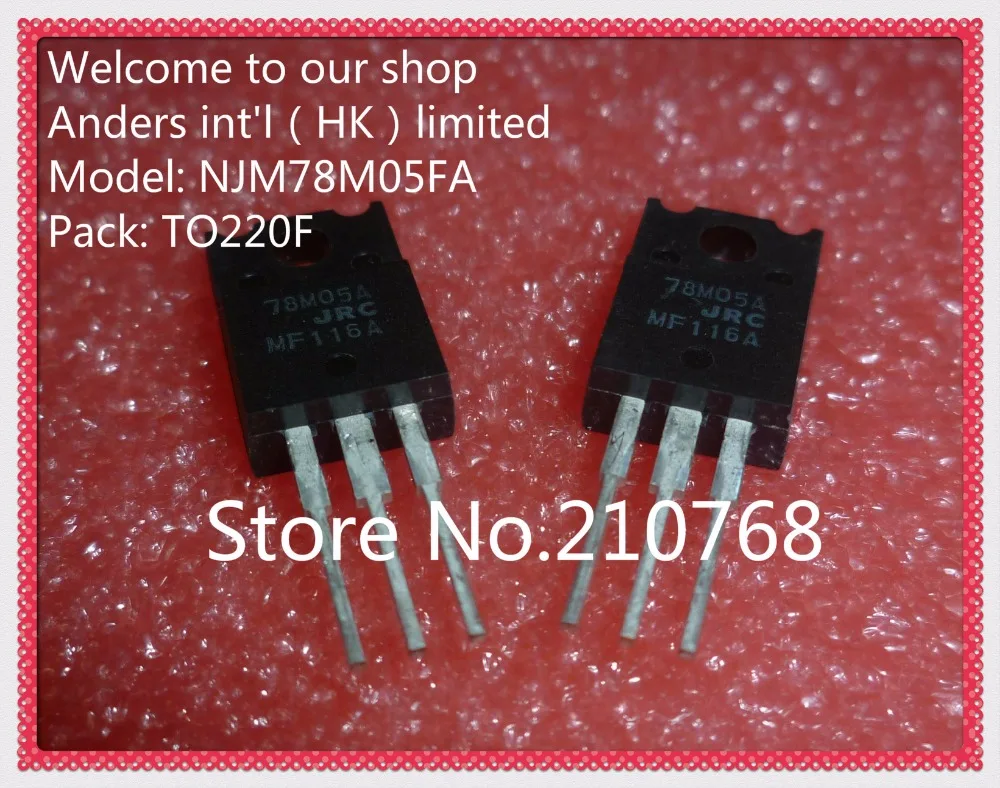 100% Новый оригинальный NJM78M05FA NJM78M05 78M05 78M05A с возможностью установки на экран |