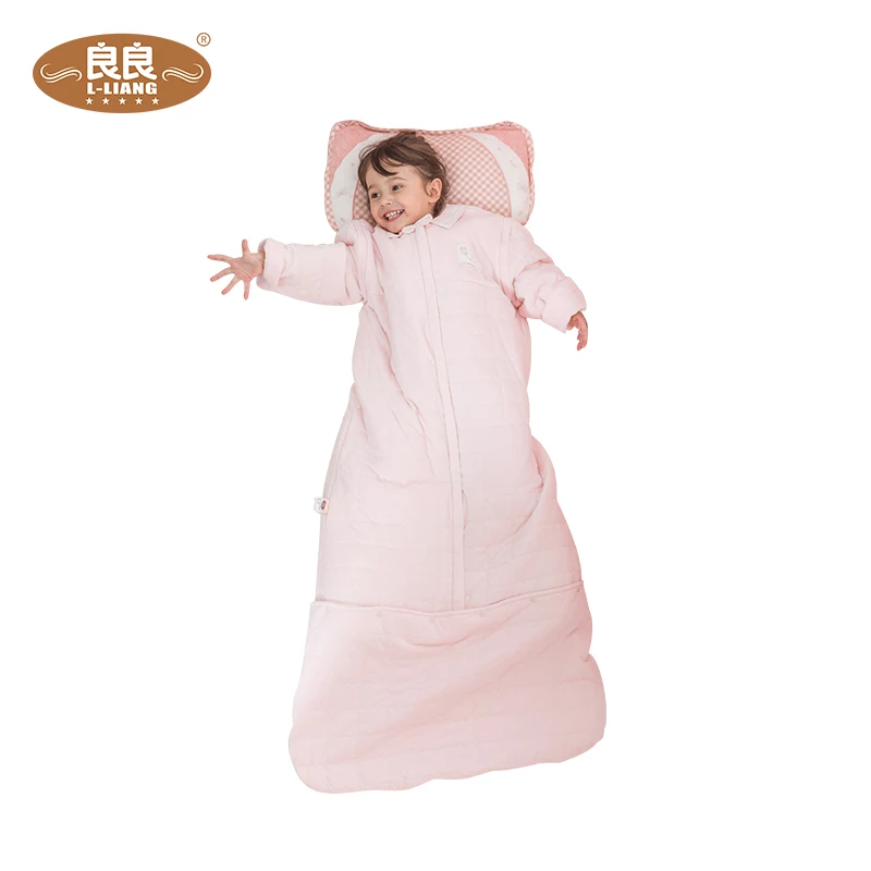 L LIANG Cotton Baby Sleeping Bag Autumn Winter Infants Sleep Bag Cute Baby Sleep Sackin