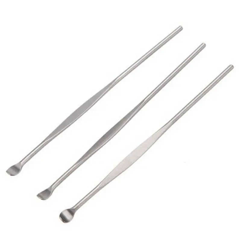 5Pcs Stainless Steel Ear Wax Pickers Ear Picks Wax Removal Curette Remover Cleaner Ear Care Tool EarPick fast shiping