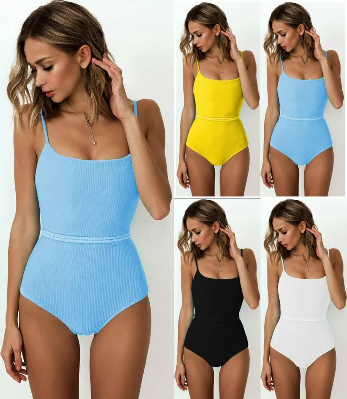 

Sexy Women Swimming Costume Bandage Swimsuit new High Waist Monokini Swimwear Push up swimsuit female bathing suit