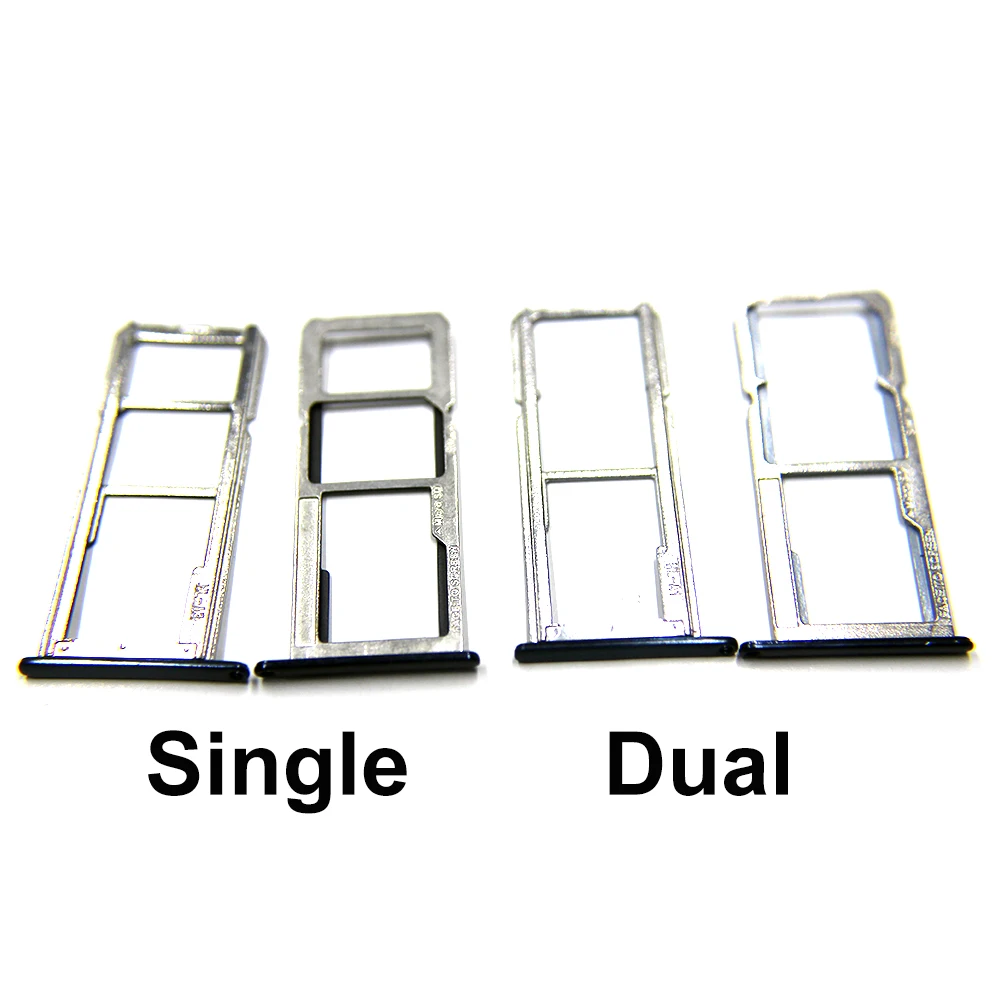 

Single /Dual SIM For Motorola Moto G6 Play SIM Card Holder Tray Slot Adapter Socket Replacment Parts