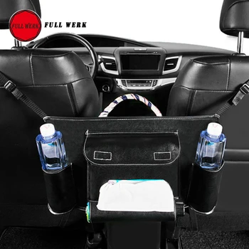 

1pc Car Seat Storage Net Pocket Organizer Car Interior Hanging Storage Bag Multi-function Storage Bag Stowing Tidying Accessorie