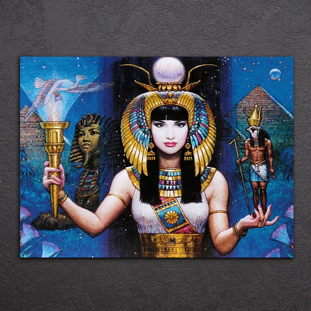 1 unids/set enmarcado HD impreso egipcio diosa Wall Art lienzo fotos