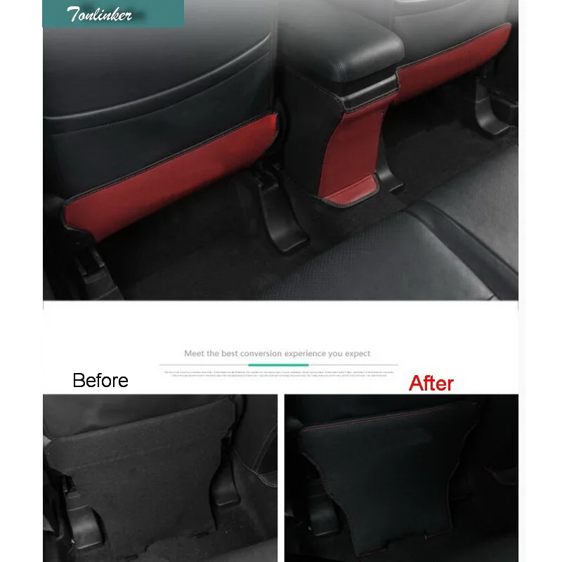 Tonlinker накладка на заднее сиденье с защитой от грязи наклейки для Mitsubishi Outlander 2013 17