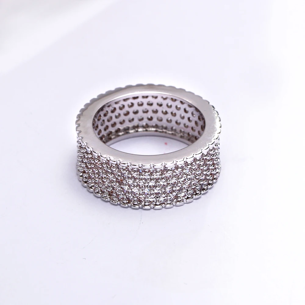 Circle Classic Jewelry Gold Color Round Luxury Rings For Women Fashion Wholesale Jewellery Lucky Ring