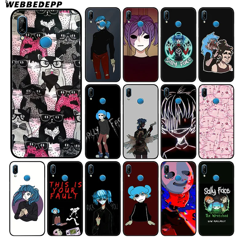 Мягкий чехол WEBBEDEPP Sally Face для Huawei P30 P20 Pro P10 P9 Lite 2017 P Smart 2019 &amp Nova 3 3i Y9 |