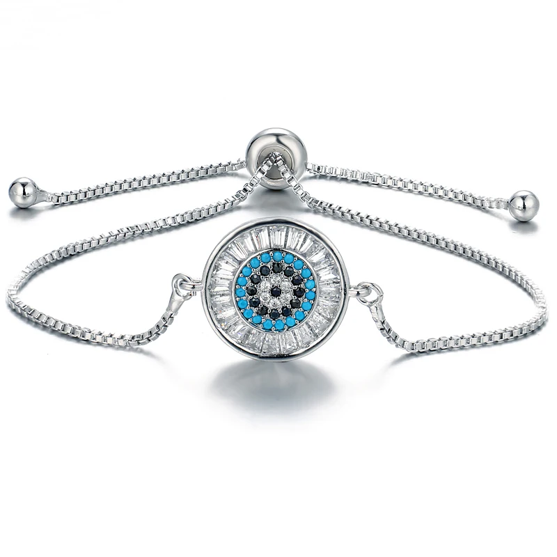 Бренд Bettyue, Модный Роскошный милый AAA кубический циркон,, серебряная цепочка, ювелирный браслет для женщин, свадебные цветочные подарки