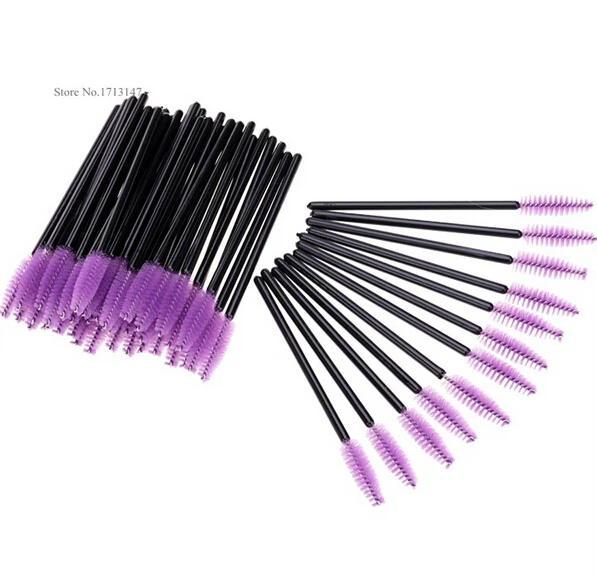 Disposable Purple Eyelash Brush Professional Disposable mascara brushes