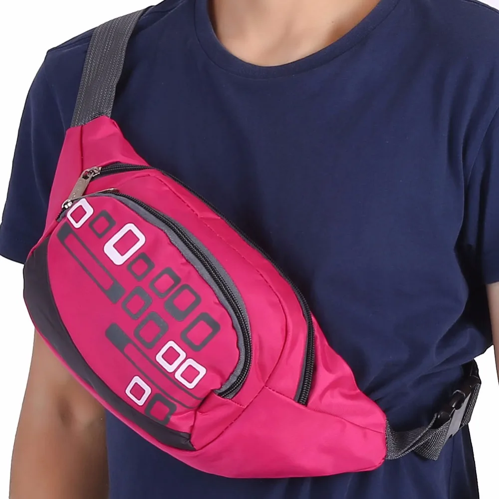 Nylon Waterproof Running Bag Waist Bag Pouch for Outdoor Sports