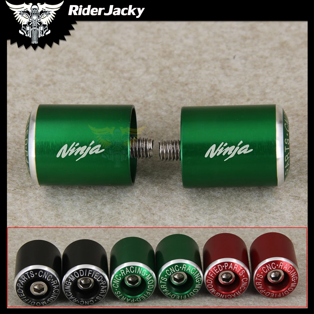 

CNC Motorcycle Handlebar Ends Grips Slider For KAWASAKI NINJA EX250R 250R 300R 400R 500R 650R 1000R NINJA Motorbike Handler Bar