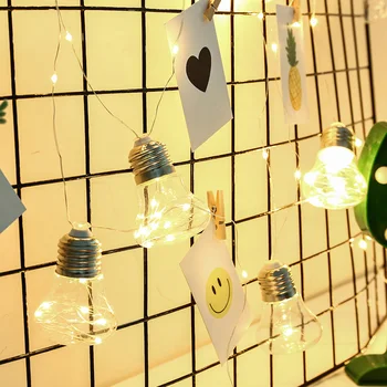 

100 LED Fairy Garland LED Ball String Lights Waterproof For Christmas Tree Wedding Home Decoration Battery Powered bottle lights