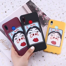 For Samsung S8 S9 S10 S10e Plus Note 8 9 10 A7 A8 I AM COOL Girl Memes Candy Silicone Phone Case Cover Capa Fundas Coque