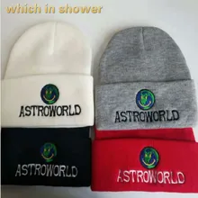 Модная вязаная шапка ASTROWORLD для женщин, хлопковая унисекс, астромир, Skullies Beanie Earth Smile Face, Мужская зимняя шапка, шапка в стиле хип-хоп