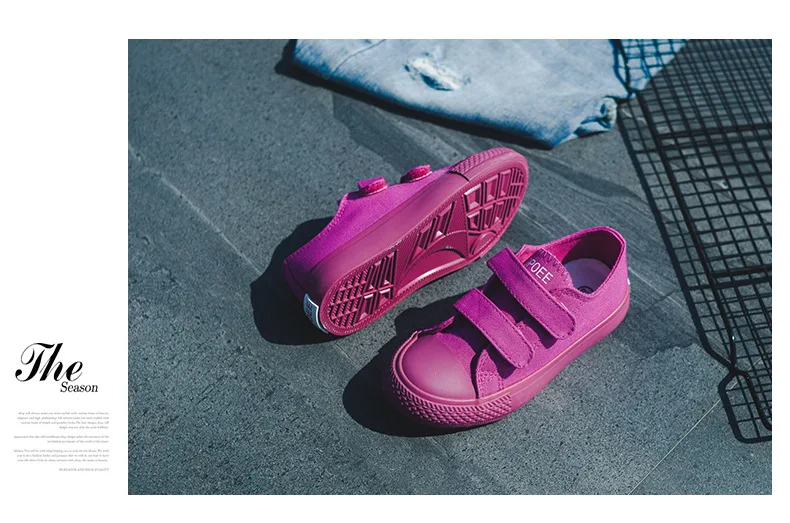 2020 New Students Canvas Shoes Breathable Boys Girls Fashion Shoes Candy Color Sneakers size 20-38 OP5001