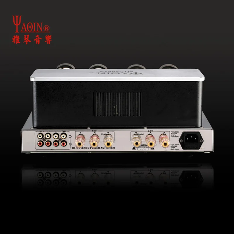 YAQIN MC-5881A Hifi ламповый усилитель аудио стерео вакуумный ламповый усилитель домашний ламповый предусилитель Трубка аудио усилитель