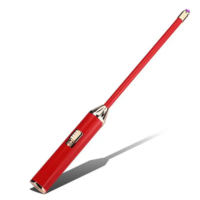 Rechargeable USB Kitchen Lighter Long Handle Electric LED Arc Lighter