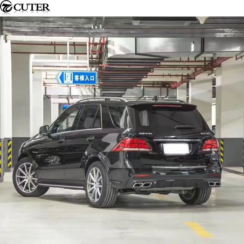 W166 GLE 320 400 GLE63 AMG стиль комплект кузова автомобиля ПП Неокрашенный передний бампер