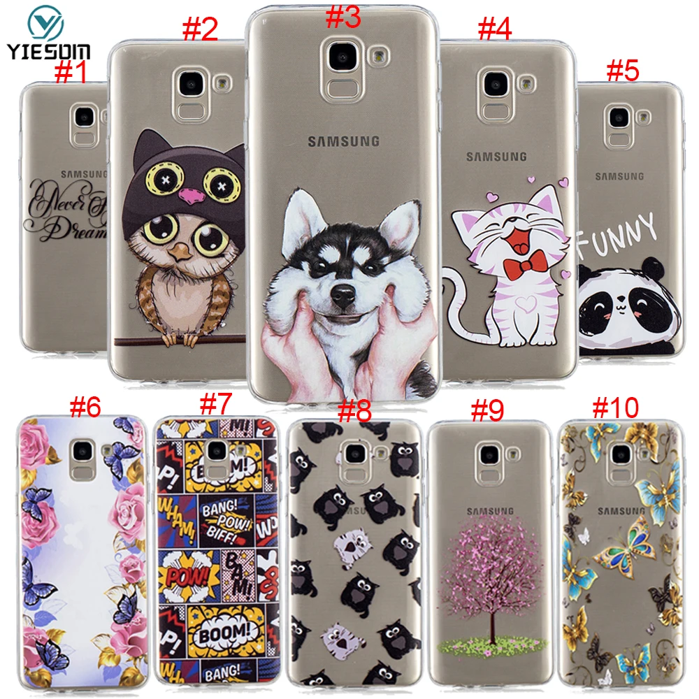 Case For Samsung Galaxy J6 J4 J8 J7 J3 J2 Pro 2018 Cover Soft TPU Case For Samsung A3 A5 2017 A6 A8 2018 S7 S8 S9 Plus Note 8 9