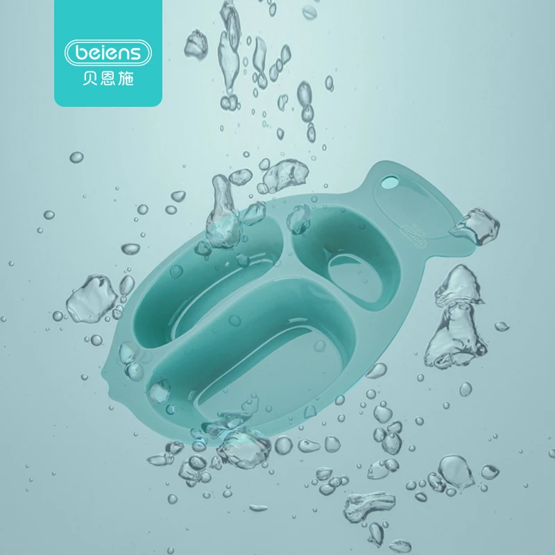 Beiens Baby Plate Food Feeding Baby Bowl Snack Kids Food Placemat Dishes Children Eating Training Plate Infant Beiens Baby Plate Food Feeding Baby Bowl Snack Kids Food Placemat Dishes Children Eating Training Plate Infant