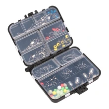 ABLD-Рыбалка 162 шт./кор. рыболовные принадлежности крючки Вертлюги свинцовый рыболовный грузик с защитой от повреждений и кольцом для ловли карпа рыболовные снасти Коробки