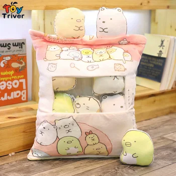 

Japanese Animation One Bag San x Sumikko Gurashi Corner Biological Plush toy Stuffed Cushion Creative Birthday Christmas Gift