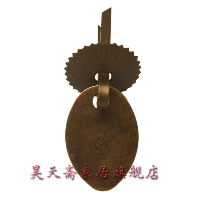 

[Haotian vegetarian] bronze Chinese antique Ming and Qing furniture, copper live copper handle HTE-002