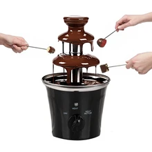 GZZT New Arrival 3 Layers Chocolate Fountain Machine Chocolate Melting Cooker Stainless Steel Chocolate Kitchen Tools GZZT New Arrival 3 Layers Chocolate Fountain Machine Chocolate Melting Cooker Stainless Steel Chocolate Kitchen Tools