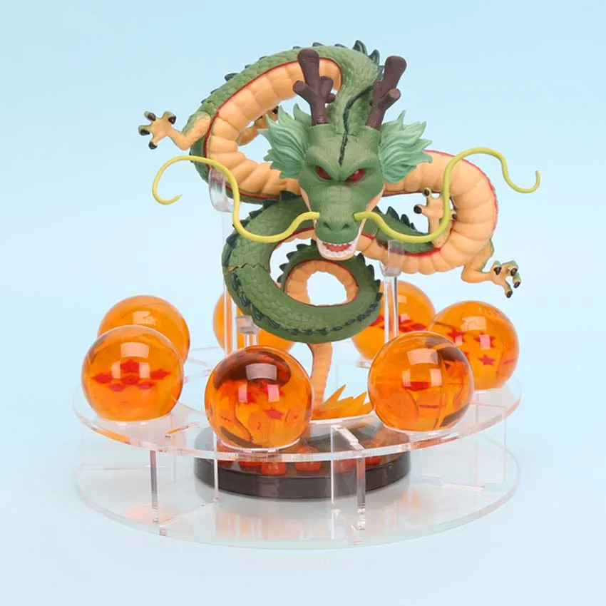 15cm anime Dragon Ball Z Action Figures Shenron Dragonball Z Figures Set Esferas Del Dragon+7pcs
