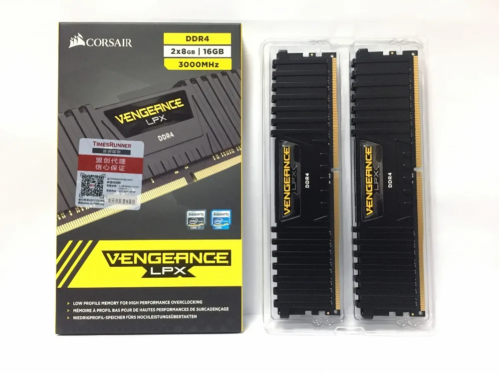 Комплект памяти CORSAIR VENGEANCE LPX 16 Гб(2x8 ГБ) DDR4 PC4 D ram 2400 МГц 3200 МГц 3000 МГц C16 модуль настольной памяти оперативная Память DIMM