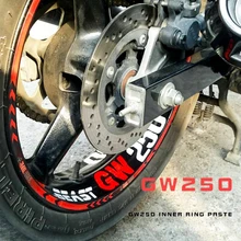 Conjunto Engraçado Adesivos de Carro Styling Roda Aro Interno 1 GSX/DL/GW 250 Decalques Reffiting a Fita do Aro Moto estilo Do Carro motocicleta para Honda