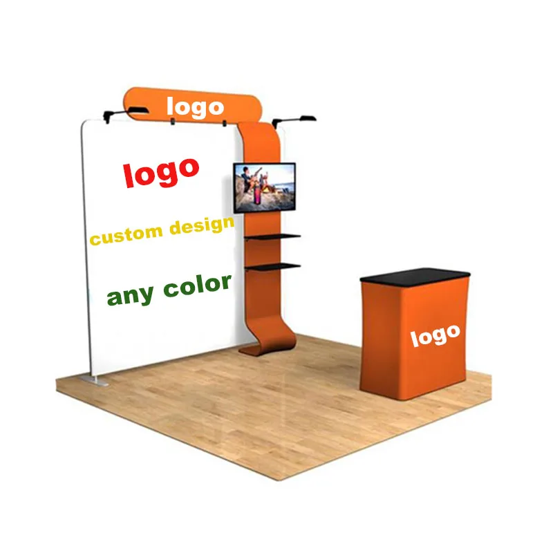 

Standard 3*3 m booth for exhibition custom printing Fabric tension display