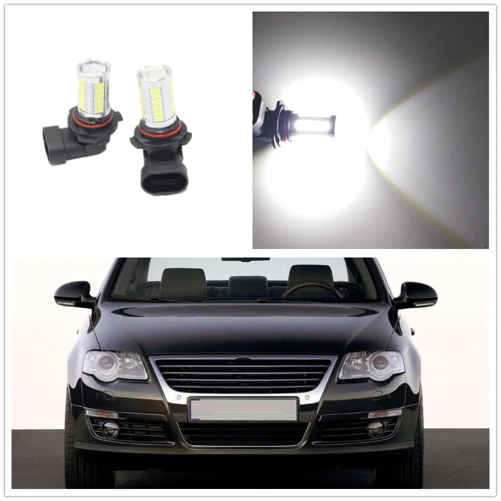 

2pcs Hb4 9006 Car LED Light Bulbs For VW Passat B6 3C 2006 2007 2008 2009 2010 2011 LED Fog Light Fog Lamp Bulbs