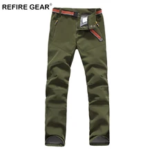 Refire gear зимние уличные водонепроницаемые флисовые походные брюки женские ветровки Теплые флисовые походные брюки ветрозащитные спортивные штаны