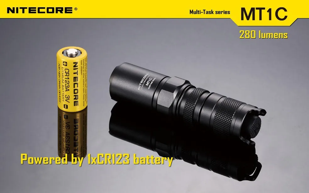 Nitecore MT1C фонарик CREE XP-G R5 LED 3 Mode фонарик 280 люмен Мини светодиодный фонарик Nitecore фонарик